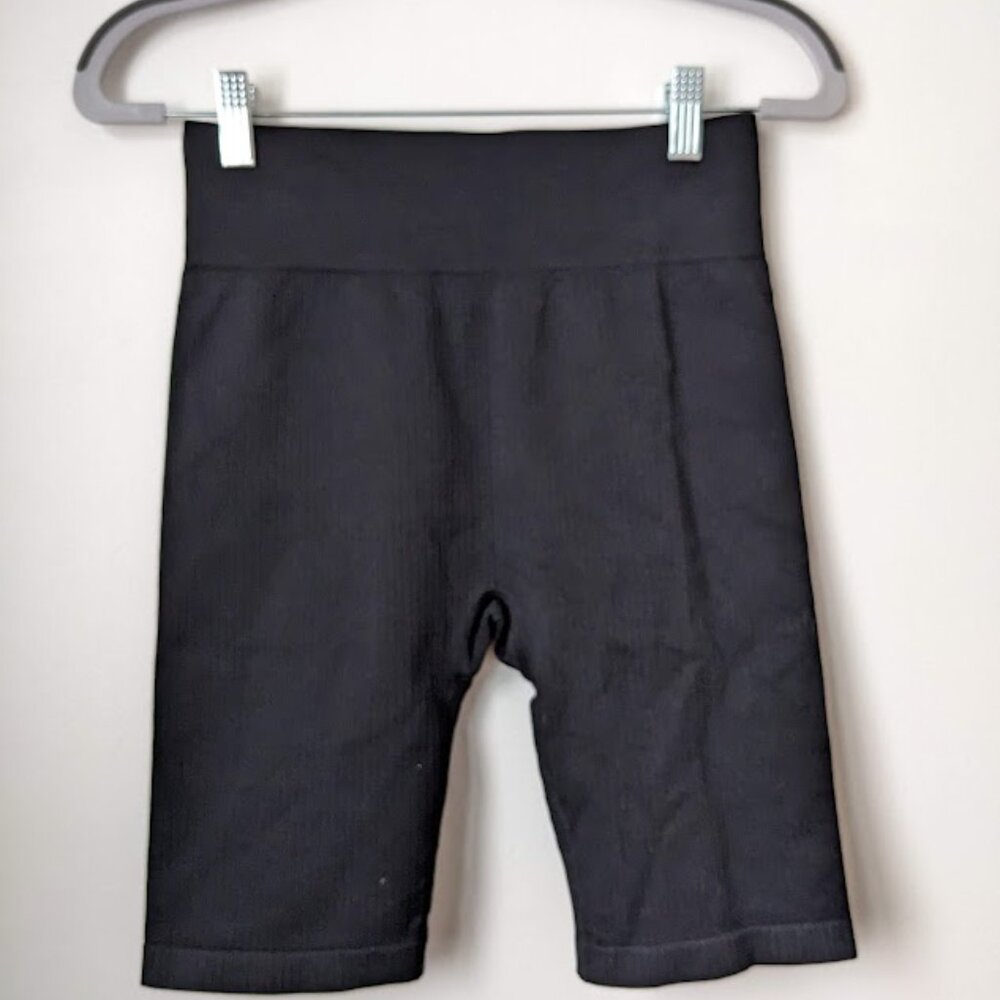 NWT Black Biker Shorts Sz S NEVER WORN!